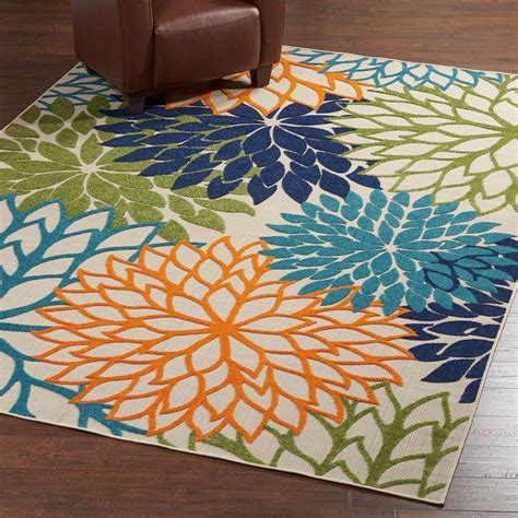Within Outdoor Rugs, rug sizes range from 2 X 8 ft. . Outdoor rugs home depot